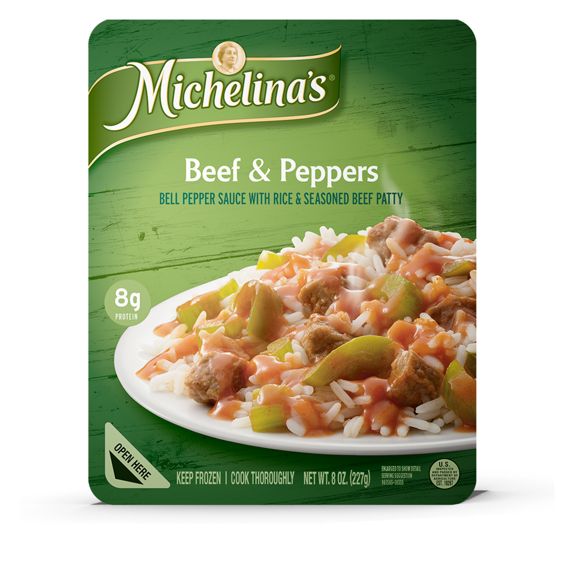 Beef And Peppers Michelinas Frozen Entrees